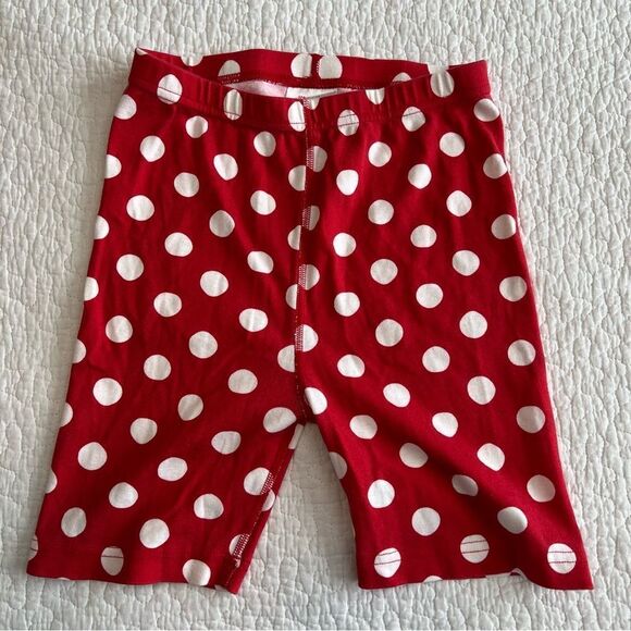 ✨ Hanna Andersson Minnie Mouse Pajamas Red Polka Dot Shorts 12 - Picture 2 of 7